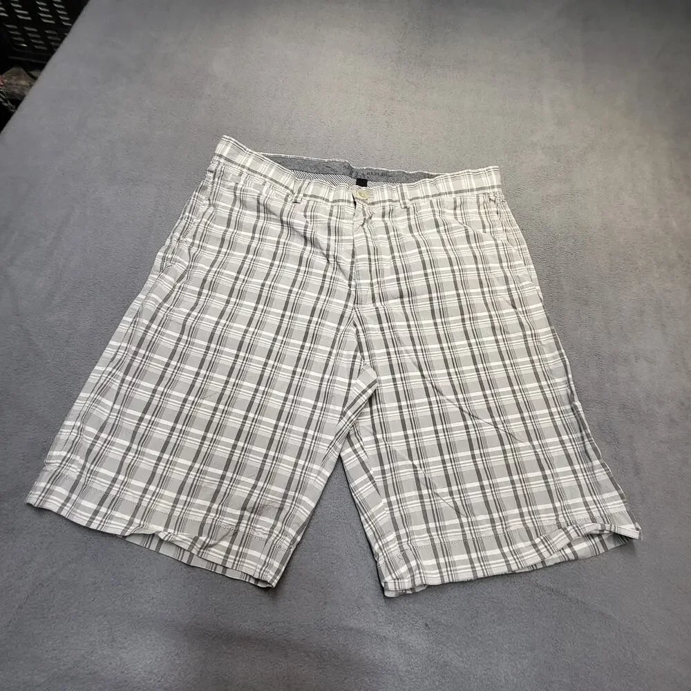 Banana Republic Shorts Mens 34 Plaid Preppy Y2K Outdoor